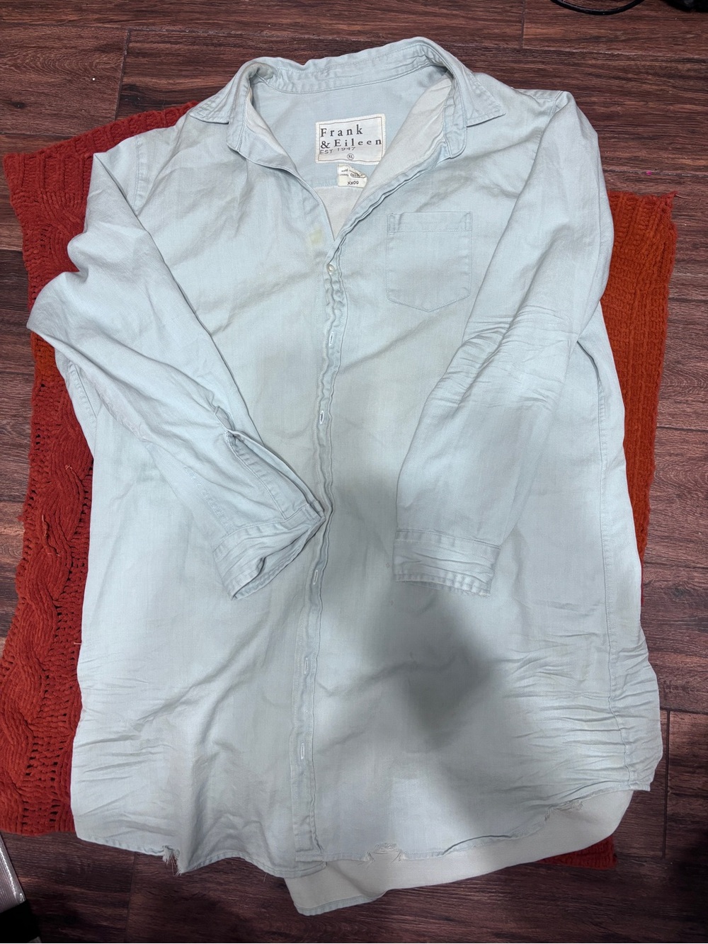 Frank & Eileen Pale Blue Oxford Shirt